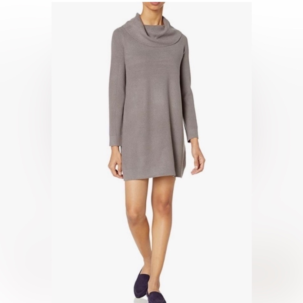 JACK by BB Dakota Women's Soft Comfy Gray
Beige Sweater Dress Sz S